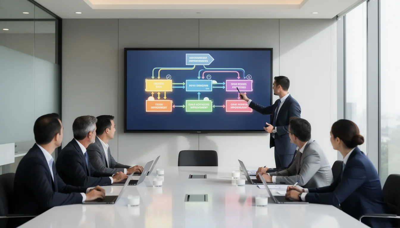 Analysis of Q Systems API & Sustainability Consulting FZE process flowcharts for internal auditing.